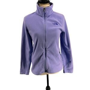 North Face Fleece Full Zip Arctic Purple Womens Medium